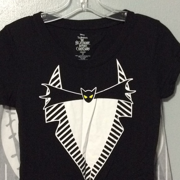 Nightmare before Christmas Ladies Shirt Cape Sz M - Picture 3 of 5